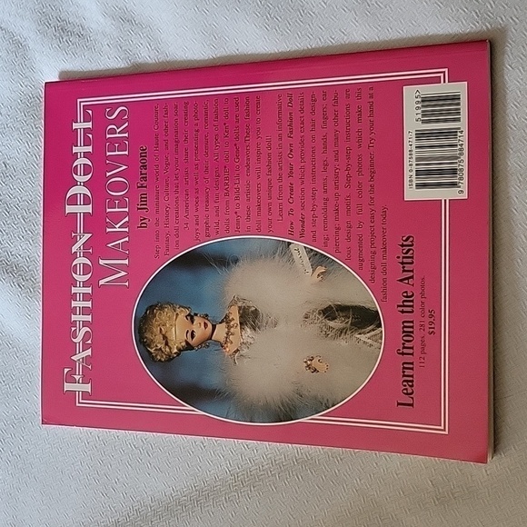 1996 Fashion Doll Makeovers Soft Cover Barbie Book By Jim Faraone Mint Condition - Picture 2 of 7